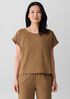 Organic Cotton Ripple Square Top