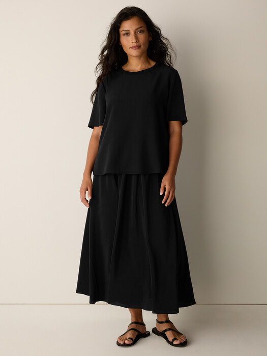 half shirt half skirt dress New Female Minority Very Fairy Design Feeling Shirt + Net Yarn Half Skirt Suit - T-Shirt and Fashion Clothing price