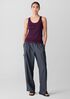 Organic Cotton Stretch Rib Scoop Neck Tank