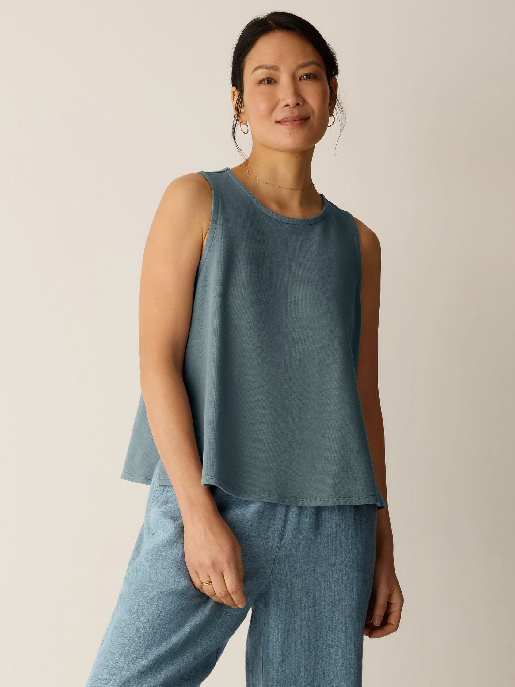 Garment-Dyed Organic Cotton Terry Shell