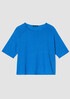 Organic Linen Cotton Jewel Neck Top