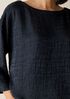 Dimensional Silk Jacquard Box-Top