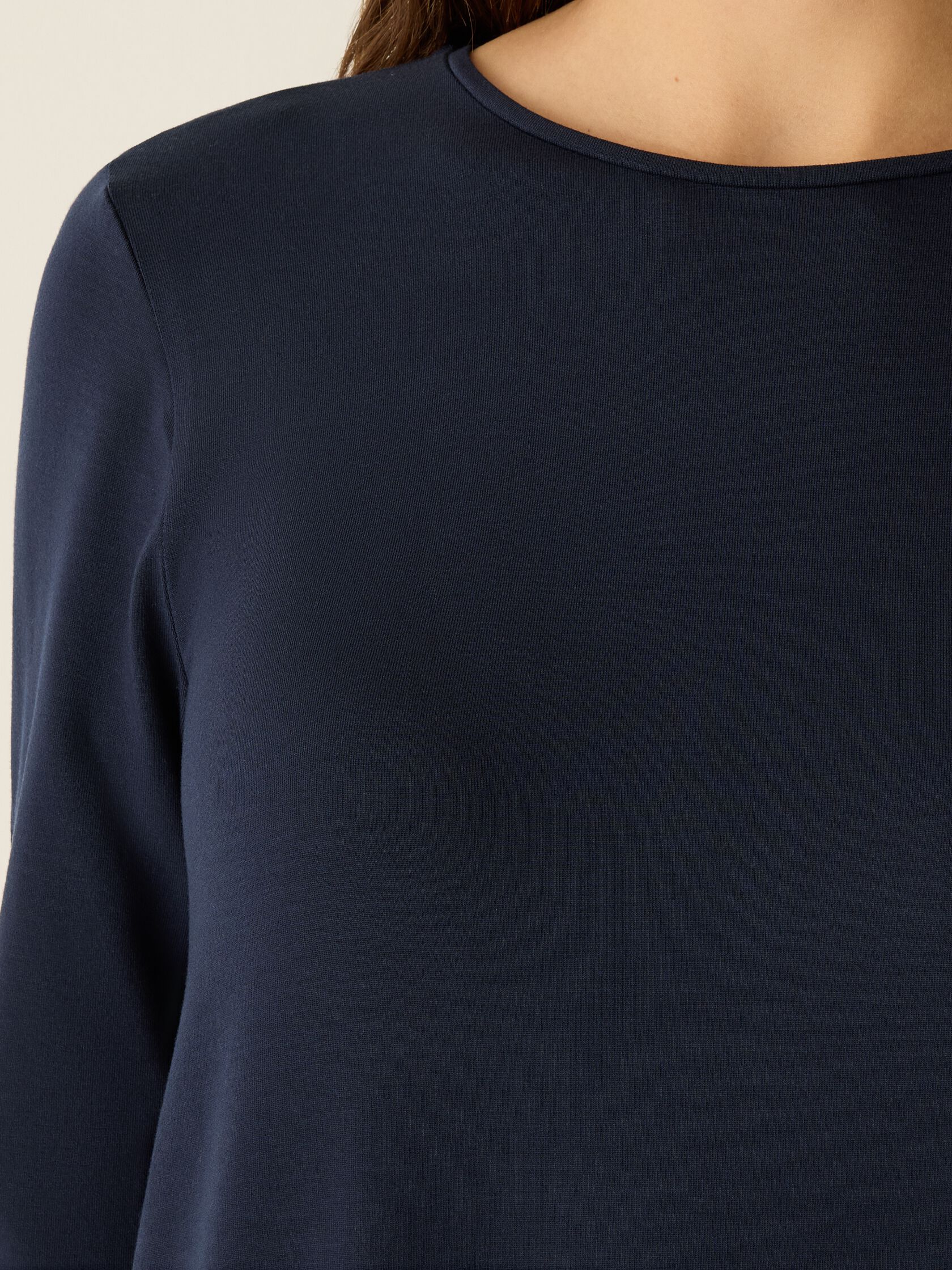 Stretch Jersey Knit Oval Dress