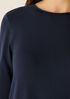 Stretch Jersey Knit Oval Dress