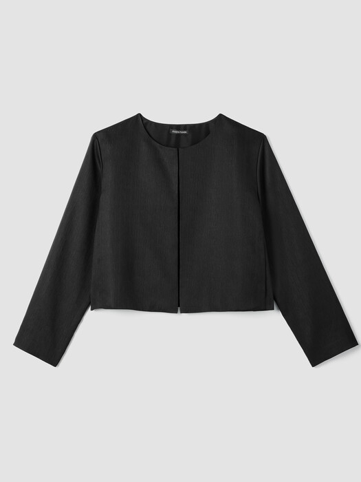 Textured Silk Weave Jacket