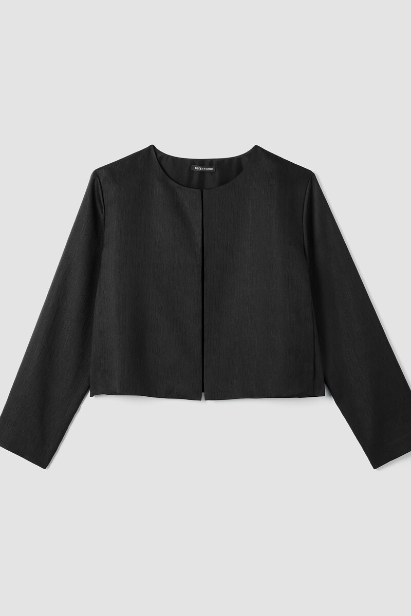 Textured Silk Weave Jacket Textured Silk Weave Jacket