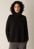 Recycled Wool Cashmere Turtleneck Top