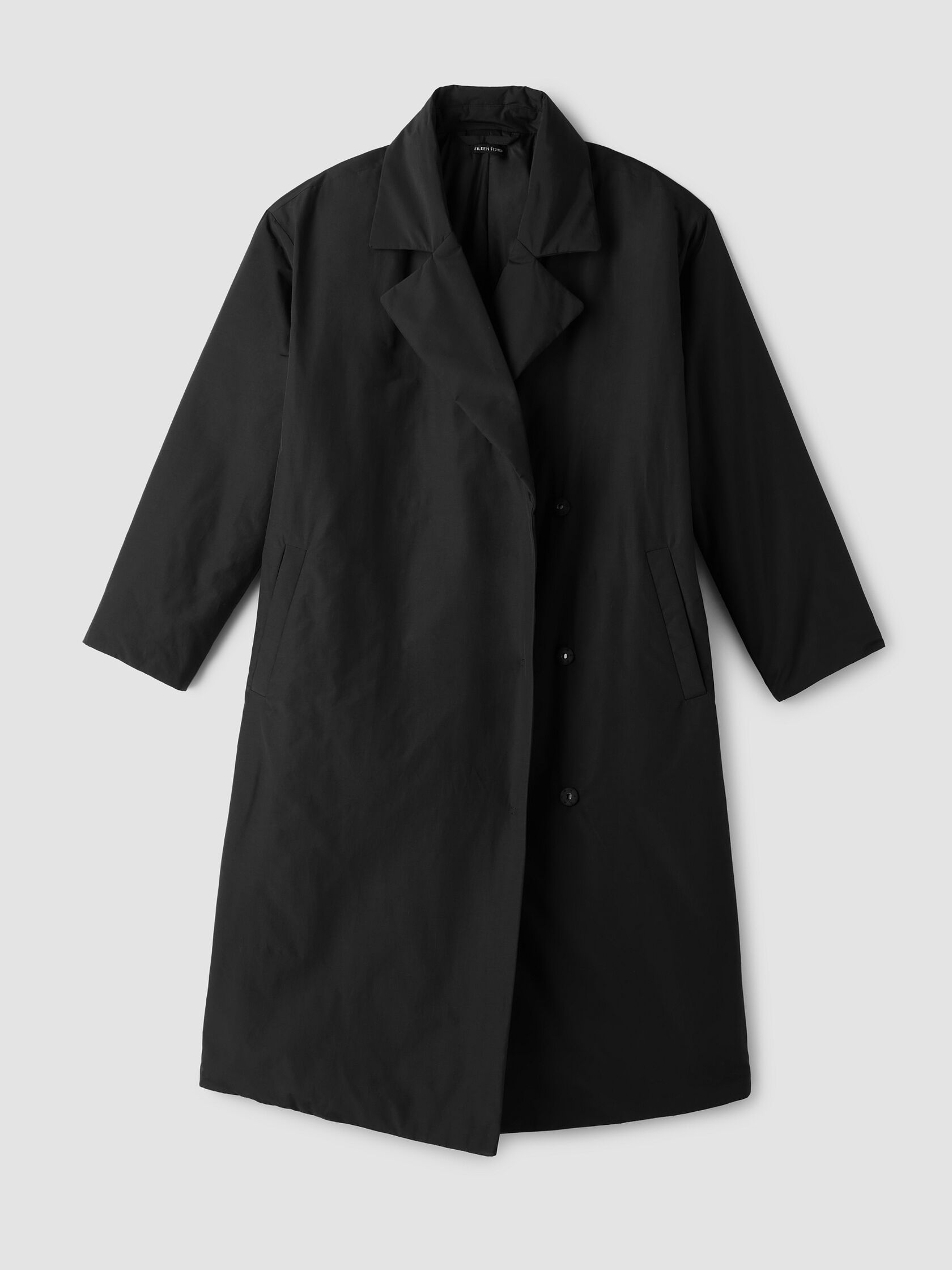 Light Cotton Nylon Padded Trench Coat