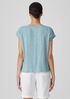 Organic Linen Jersey V-Neck Tee
