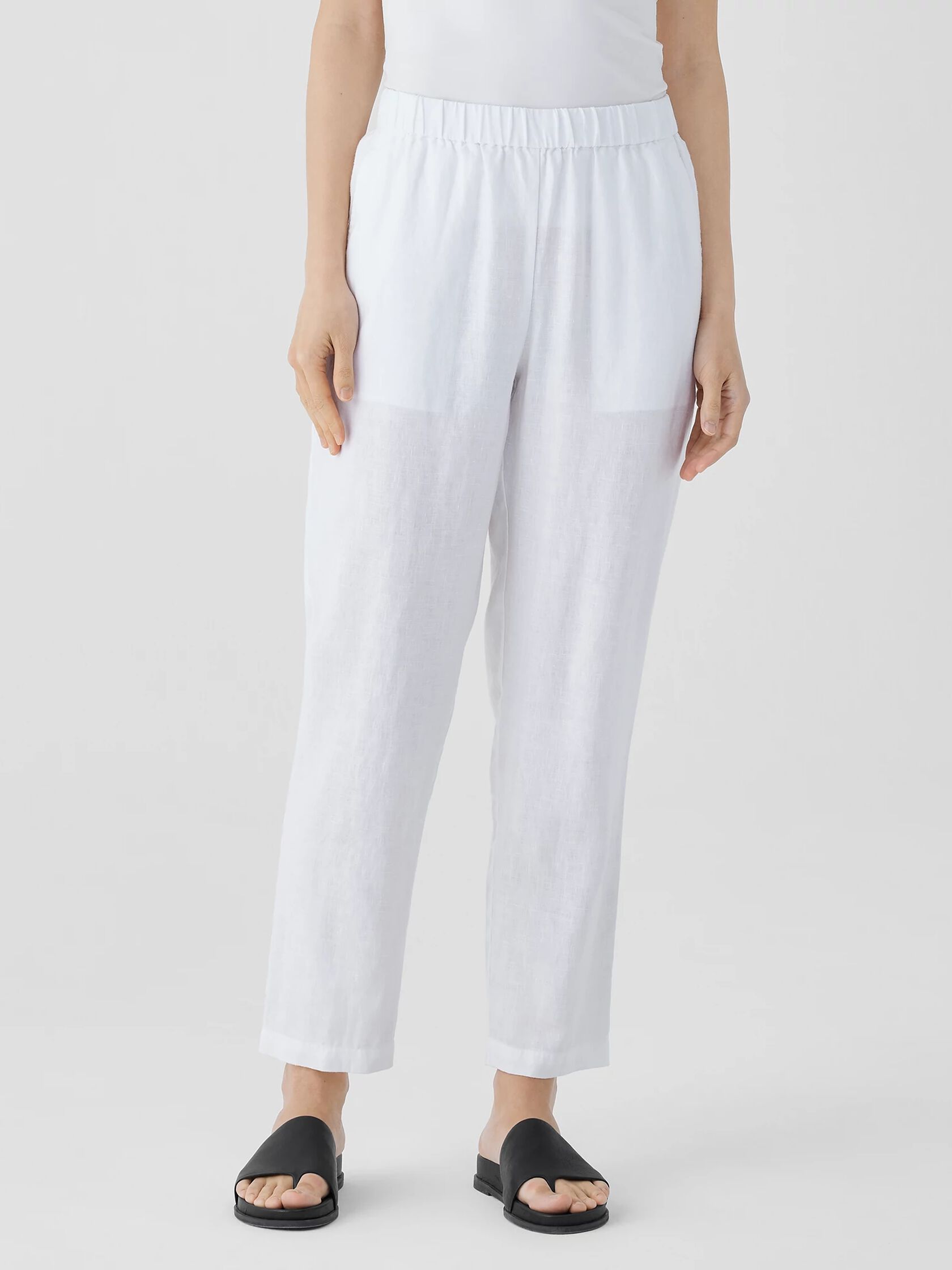 Organic Linen Tapered Pant