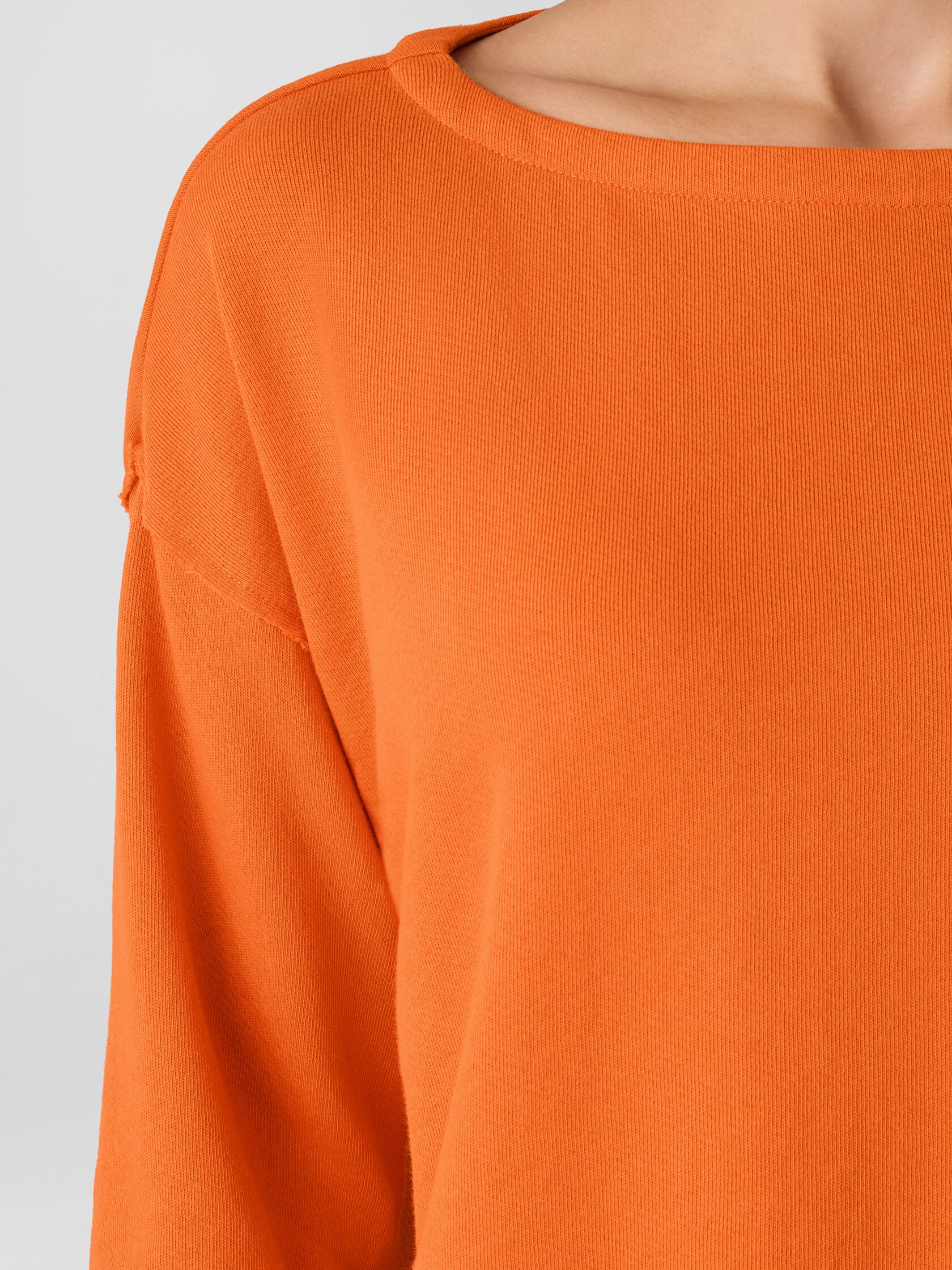 Lightweight Organic Cotton Terry Box-Top