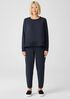 Traceable Cotton Jersey Crew Neck Top