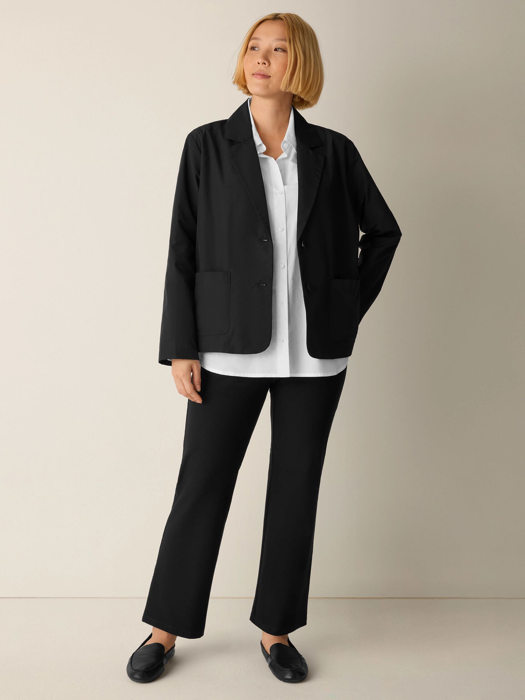 Washable Stretch Crepe Kick Pant