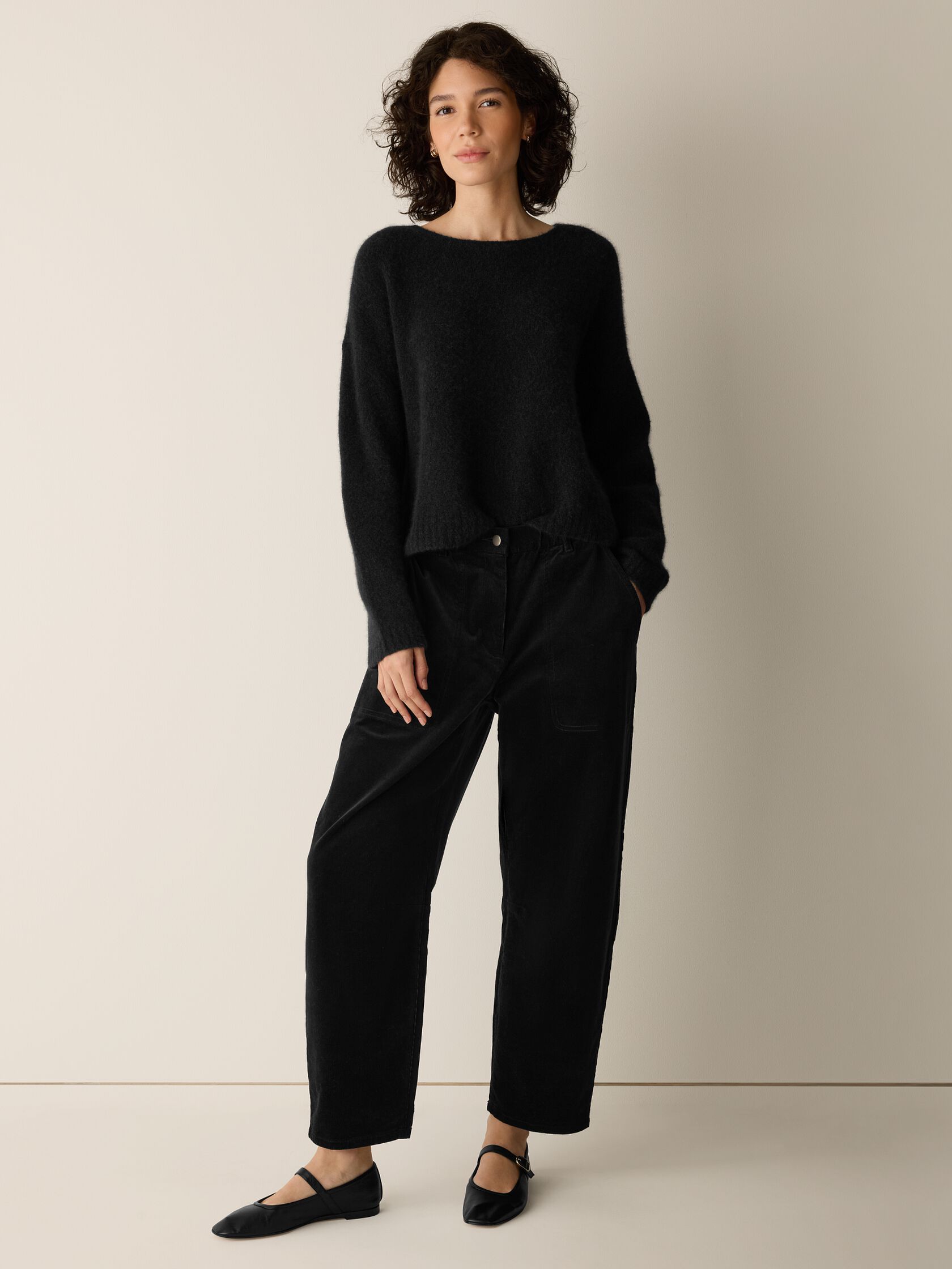 Organic Cotton Stretch Corduroy Arch Pant