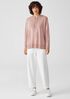 Organic Cotton Linen Slub Hooded Top