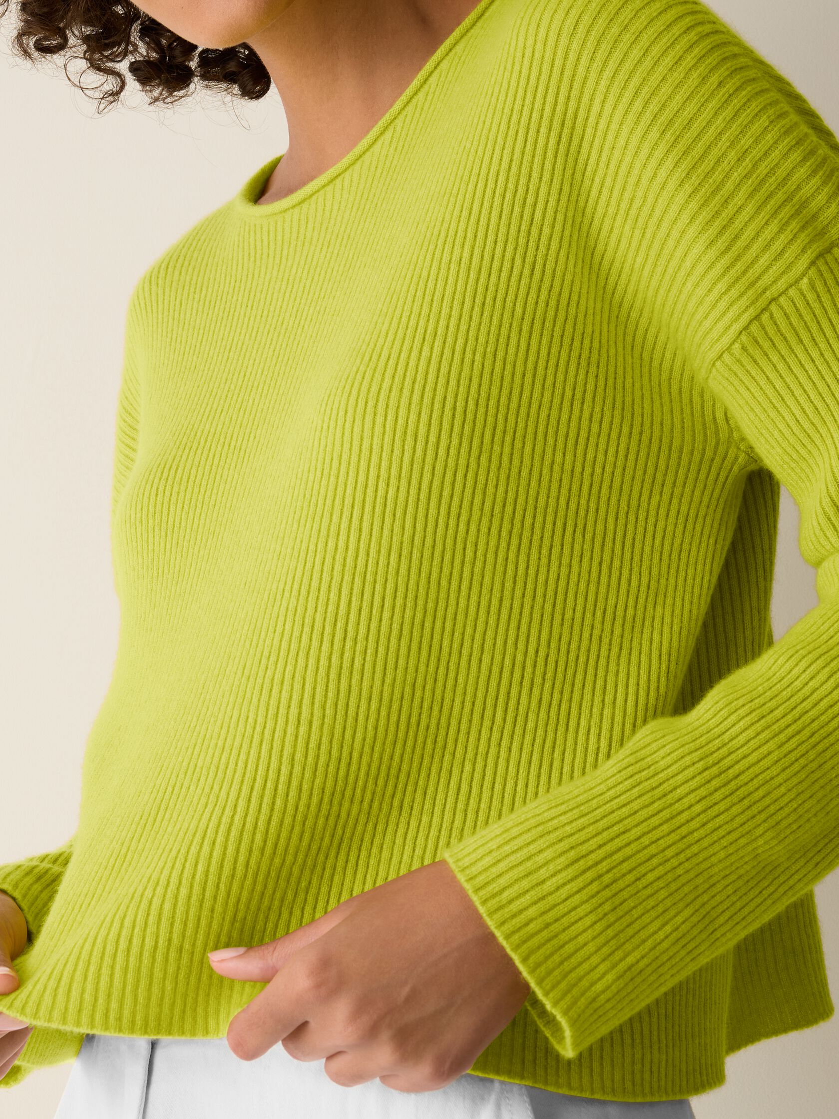 Italian Cashmere Crew Neck Top