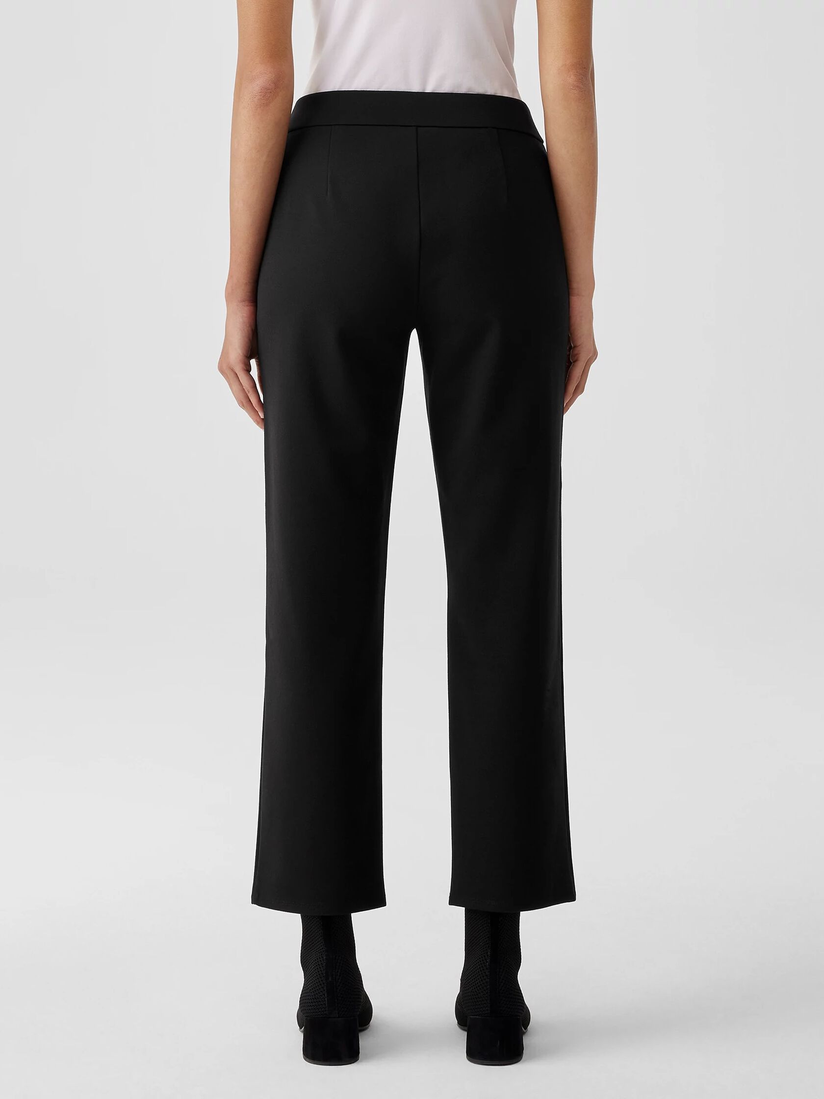 Washable Flex Ponte Straight Pant