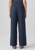 Pima Cotton Stretch Jersey Wide-Leg Pant With Pockets