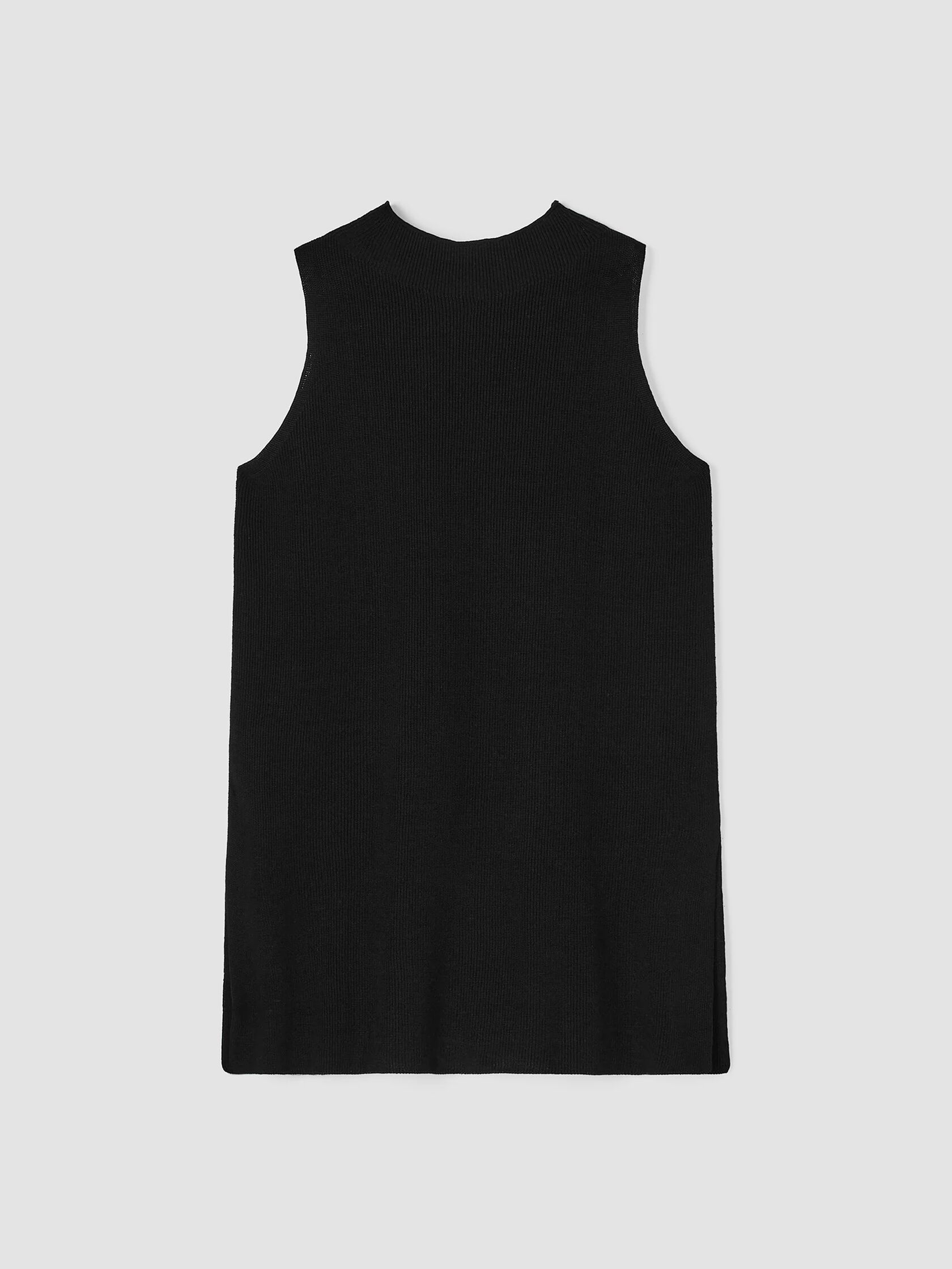 Organic Linen Cotton Funnel Neck Top