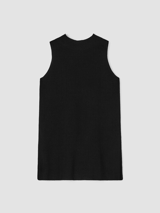 Organic Linen Cotton Funnel Neck Top