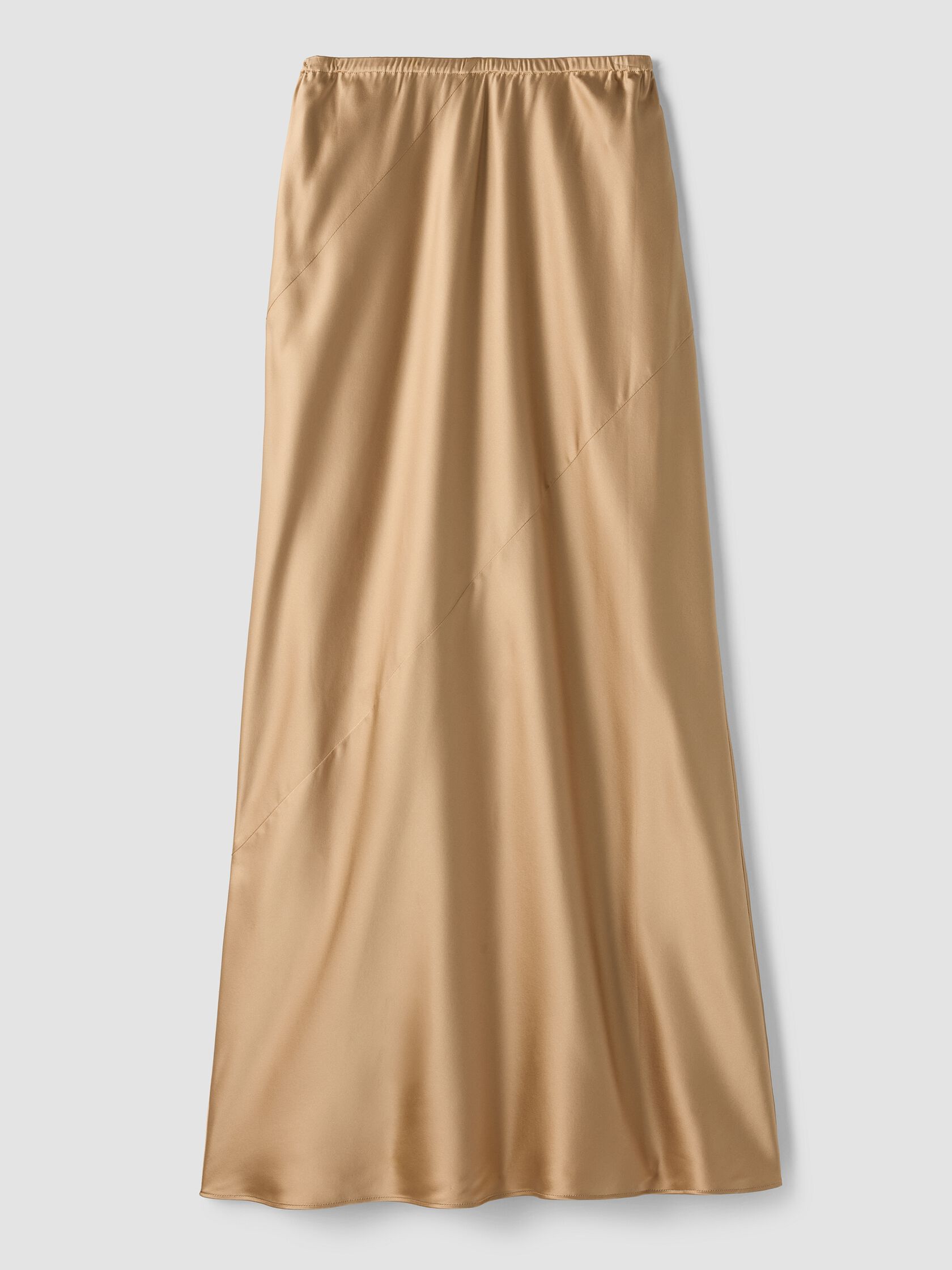 Heavyweight Silk Charmeuse Bias Skirt