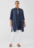 Washed Organic Linen Délavé Long Shirt