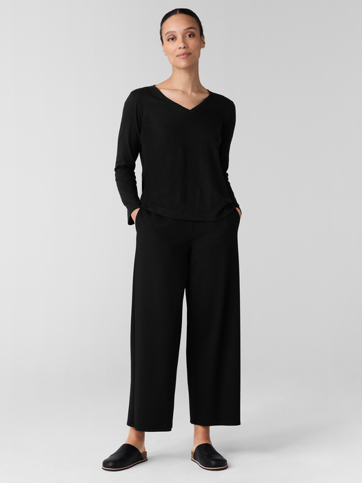 Picture of Wide-Leg Ponte Knit Pants - Women's