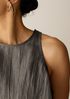 Linen Sheen Halter Neck Top