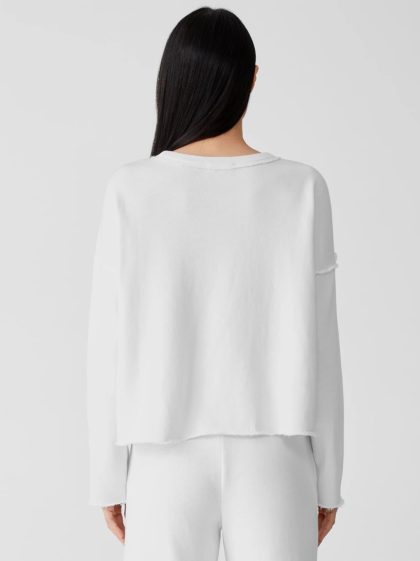 Lightweight Organic Cotton Terry Box-Top