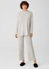 Cozy Waffle Knit Straight Pant