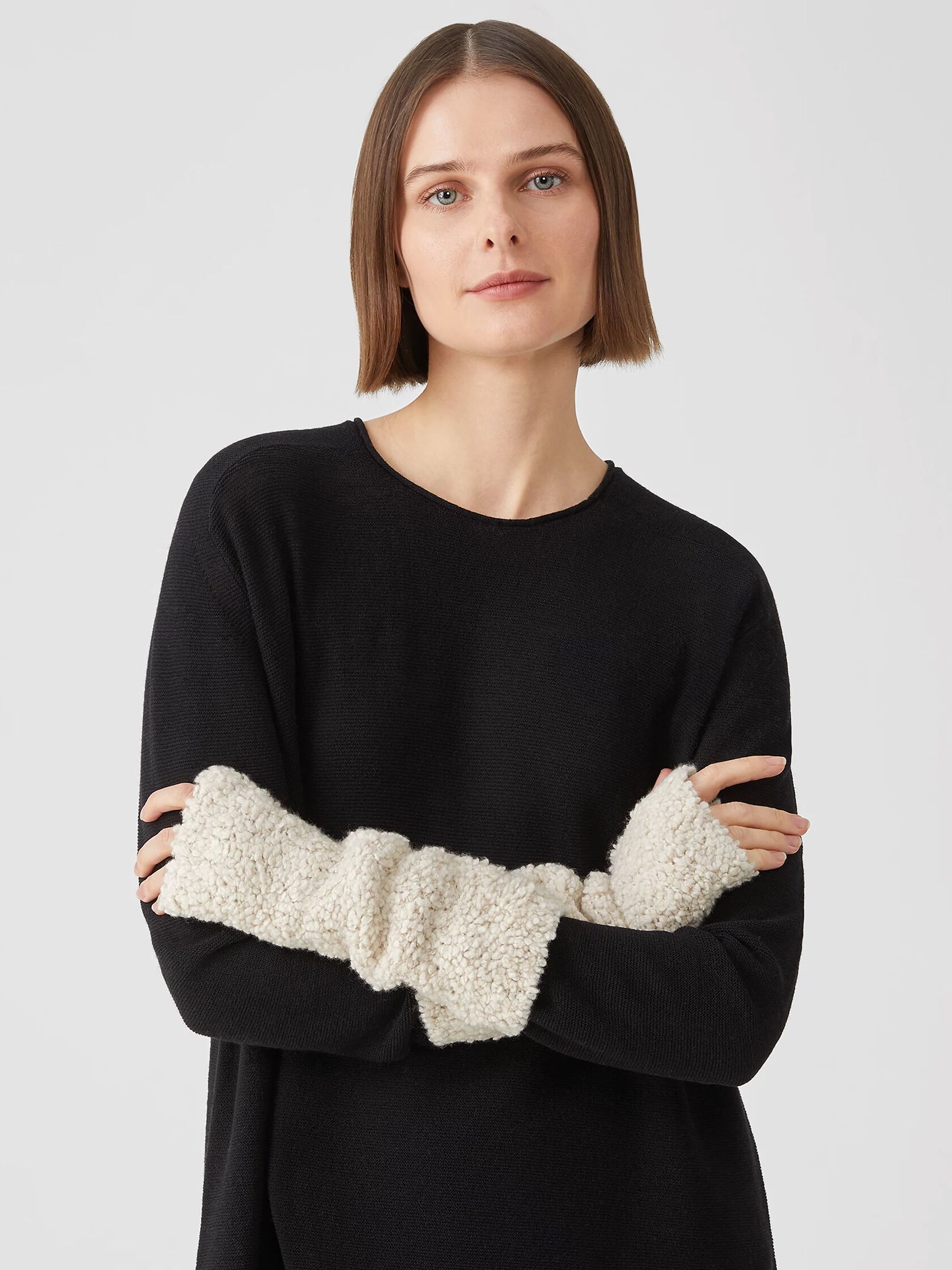 Knit Fur Glovelettes