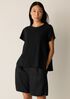 Organic Cotton Slubby Jersey Crew Neck Tee