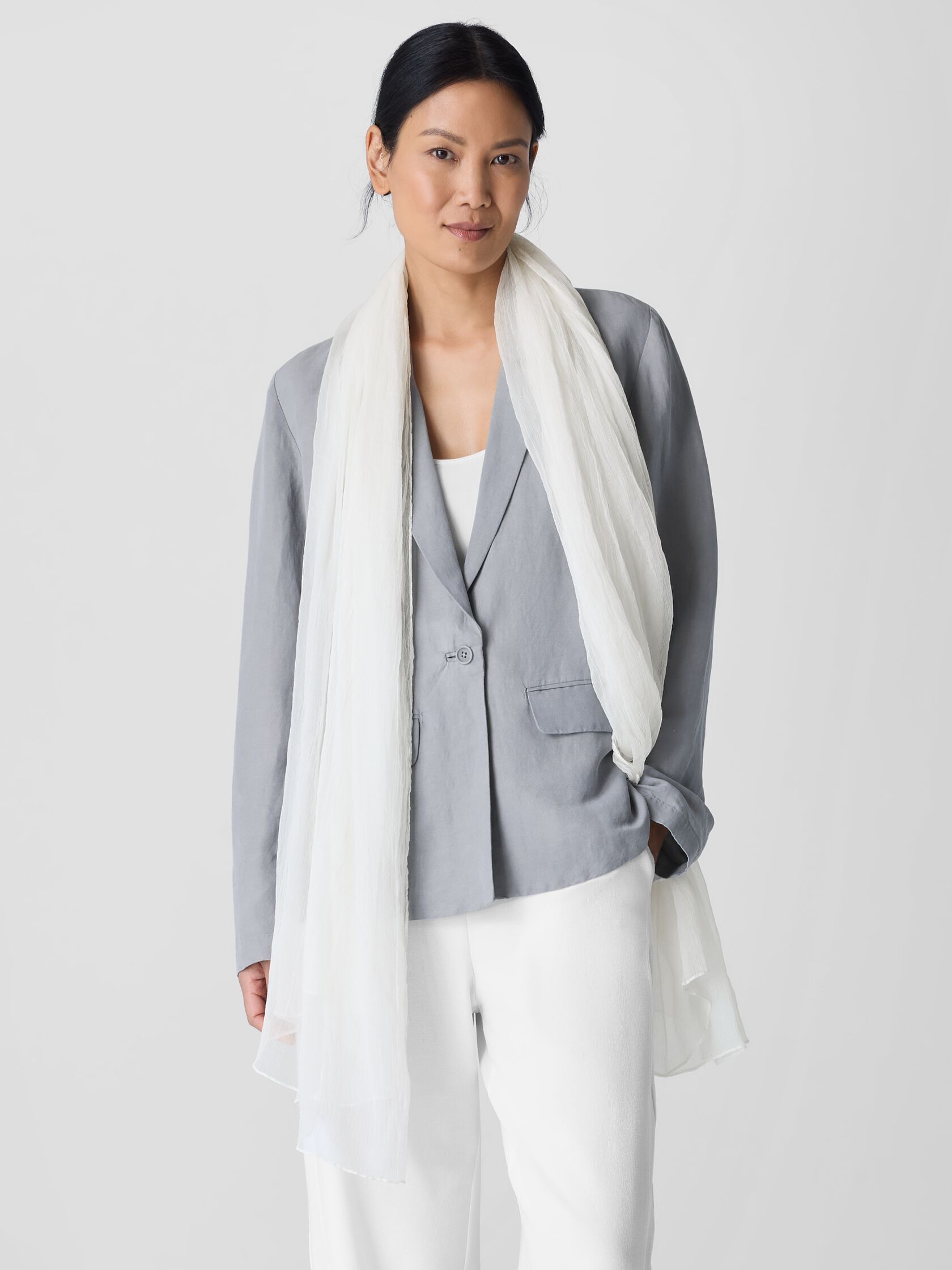 Textured Maltinto Silk Scarf