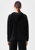 Cotton Velour Hooded Top