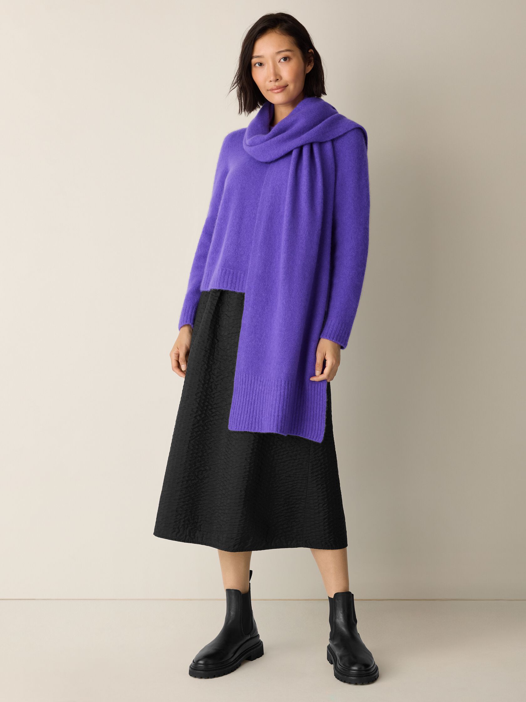 Cashmere Silk Boucle Bliss Scarf