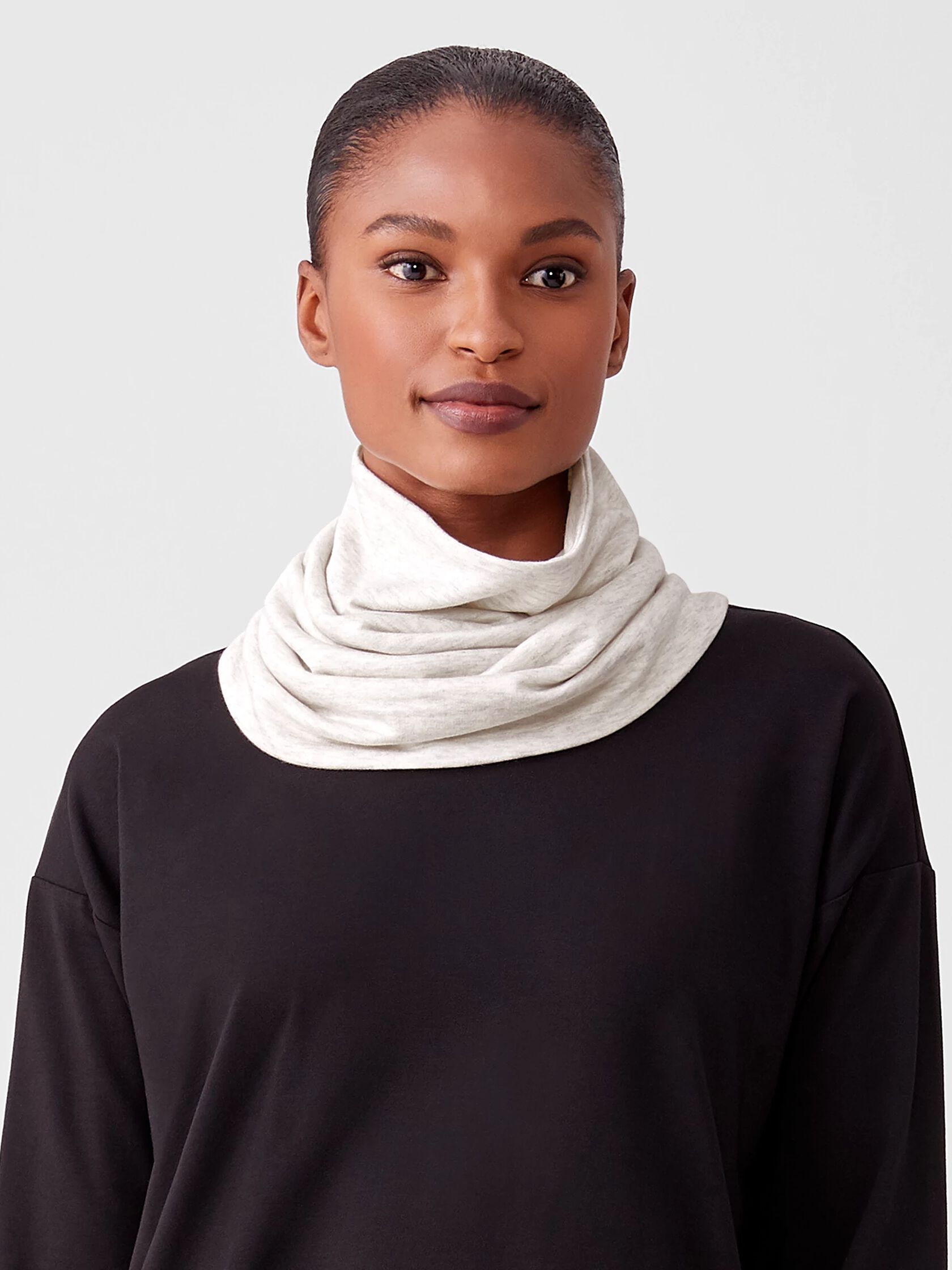 Cozy Brushed Terry Infinity Scarf