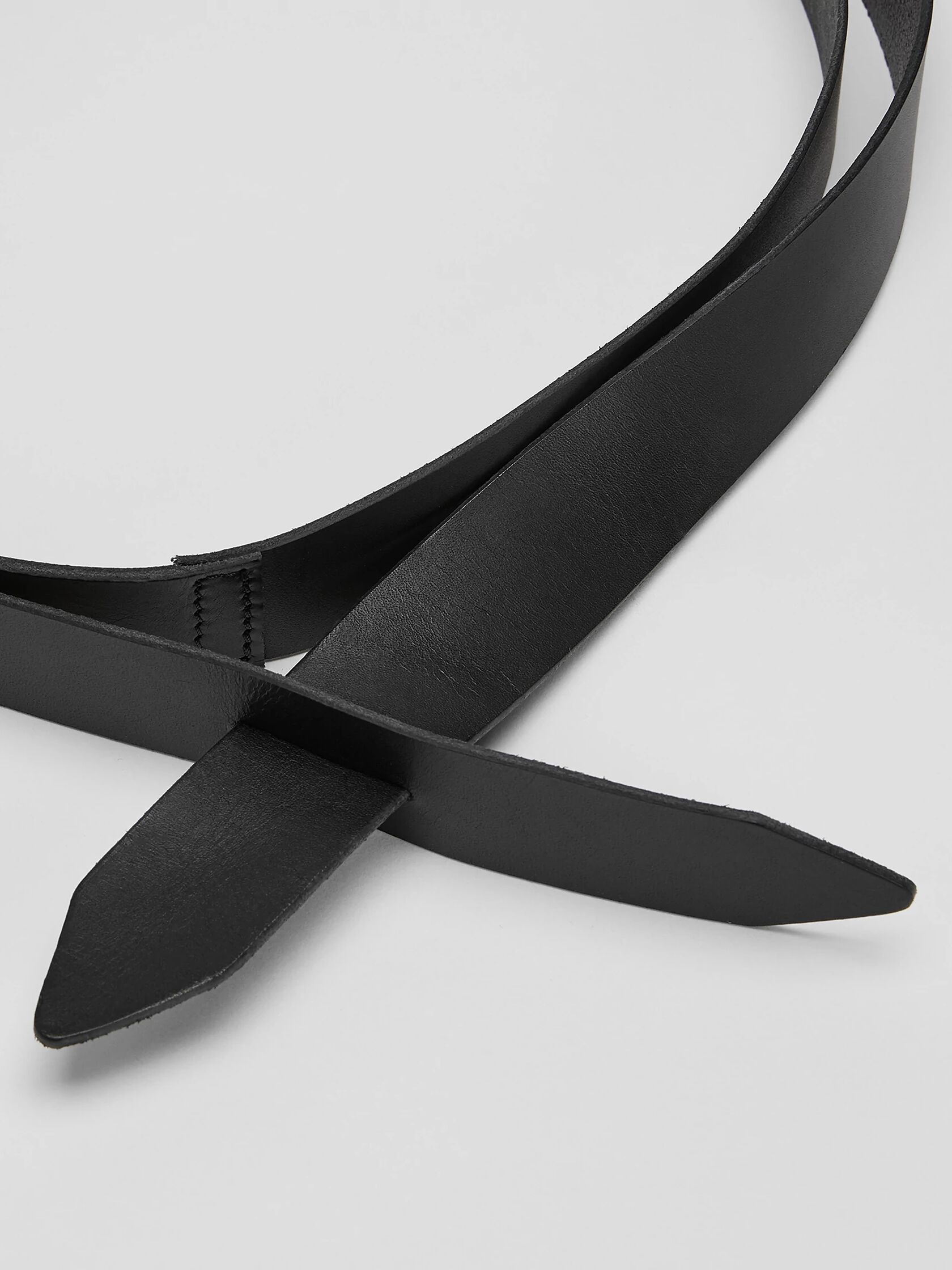 Vegetable Tanned Italian Leather Wrap Belt
