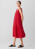 Organic Cotton Pucker Tiered Dress