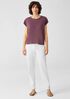 Organic Linen Jersey Square Top