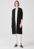 Organic Linen Cotton Jersey Long Cardigan