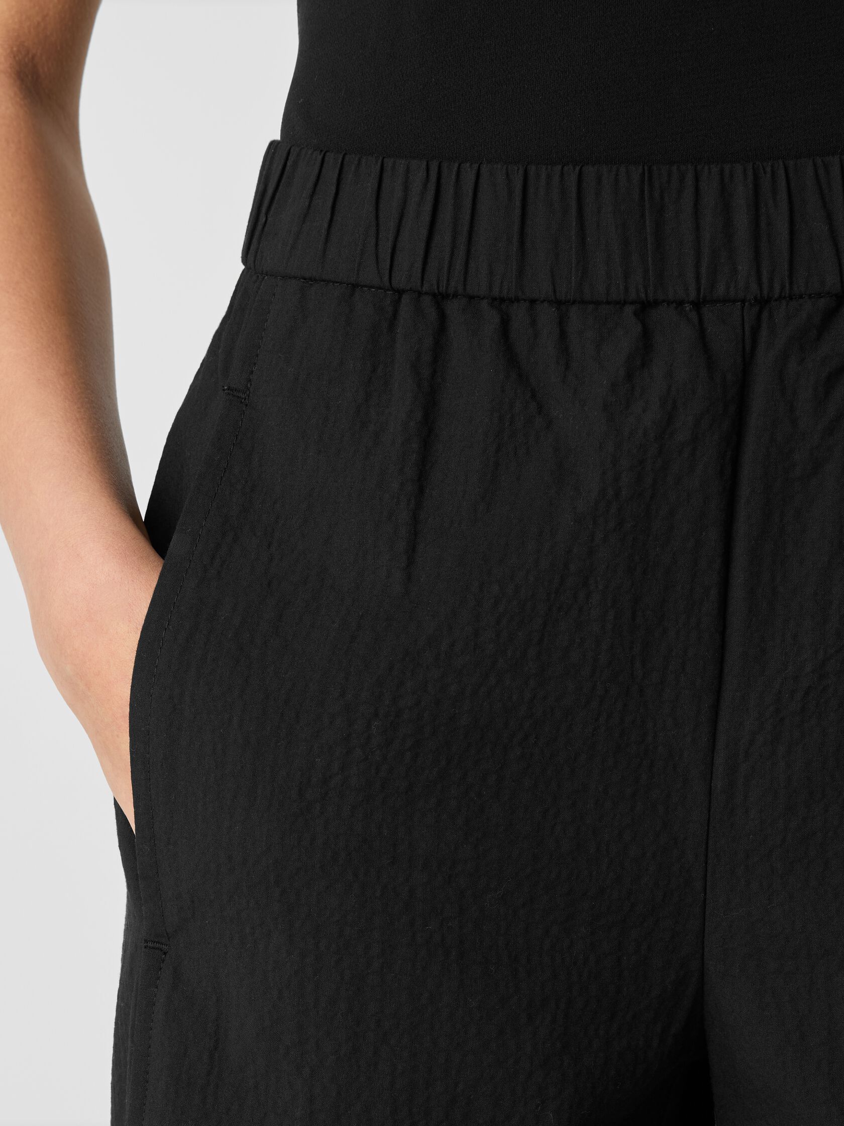 Organic Cotton Pucker Lantern Pant