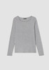 Pima Cotton Blend Scoop Neck Top