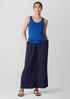 Organic Cotton Stretch Rib Scoop Neck Tank