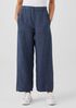 Washed Organic Linen Délavé Wide Trouser Pant