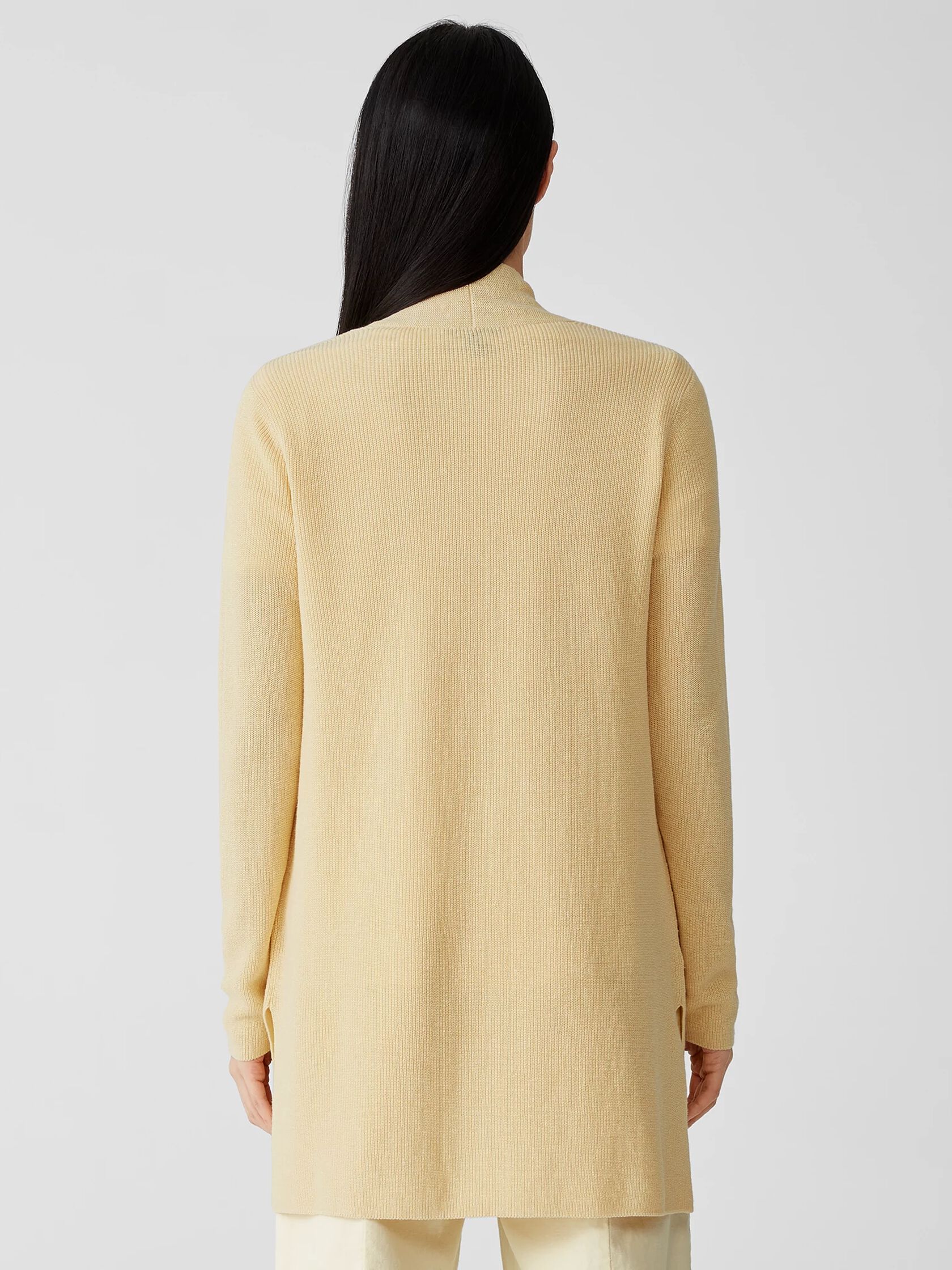 Organic Cotton Linen Long Cardigan