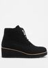 Crew Felted Lace-Up Bootie
