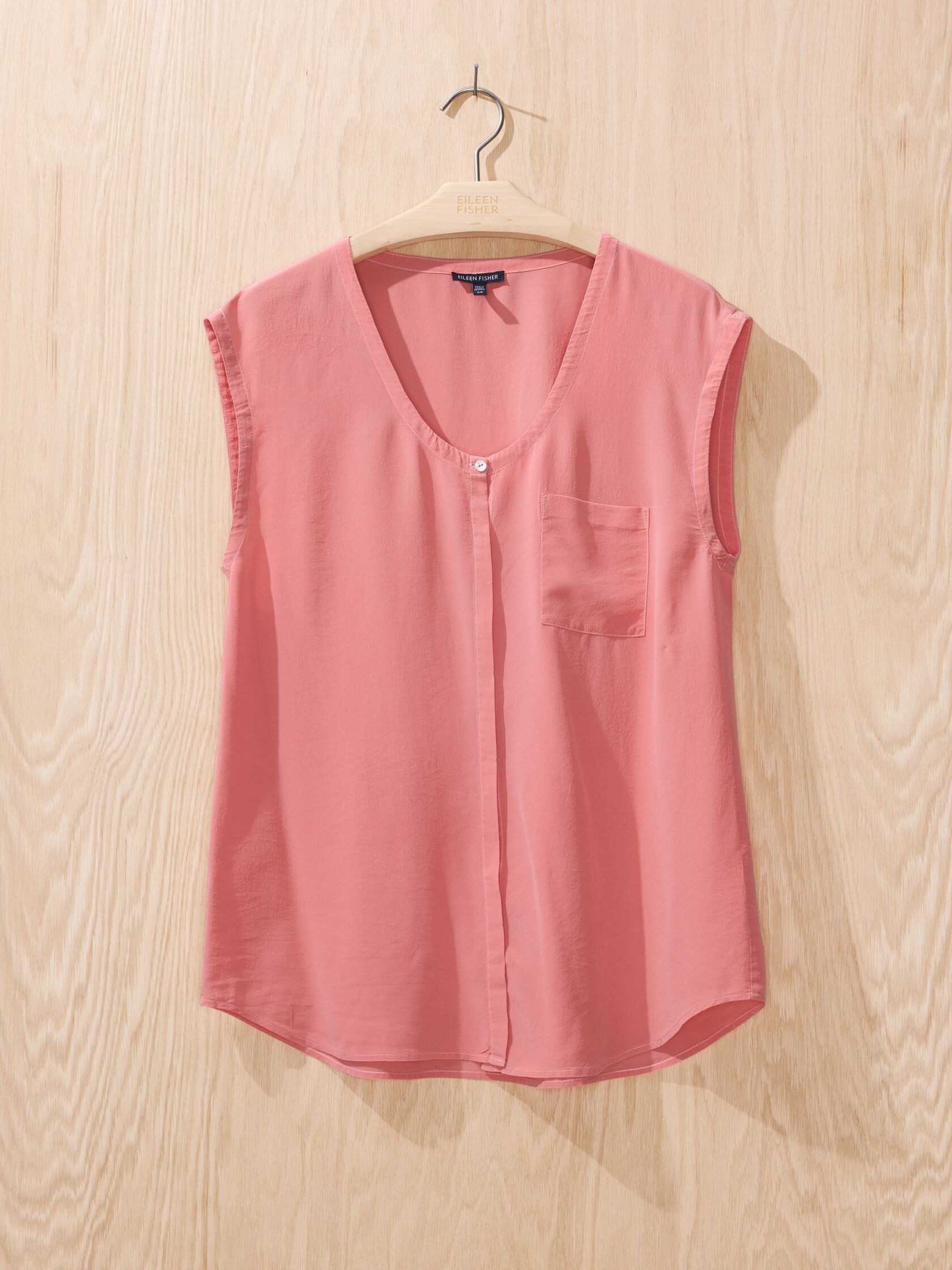 Renew Overdye Silk Crepe Top, S
