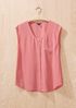 Renew Overdye Silk Crepe Top, S