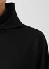 Cozy Brushed Terry Funnel Hug Neck Box-Top