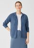 Lightweight Organic Cotton Terry Hooded Top